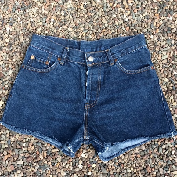 levis Pants - Levi  501 cut off shorts.